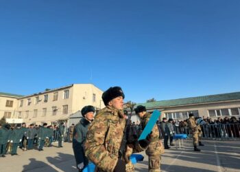 Жас сарбаздар ант берді