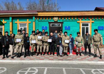 «Көктем-2025» мерзімді әскери қызметшілерін шығарып салу рәсімі өтті