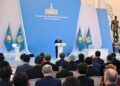 Қасым-Жомарт Тоқаев Конституцияны қабылдауға арналған салтанатты жиынға қатысты