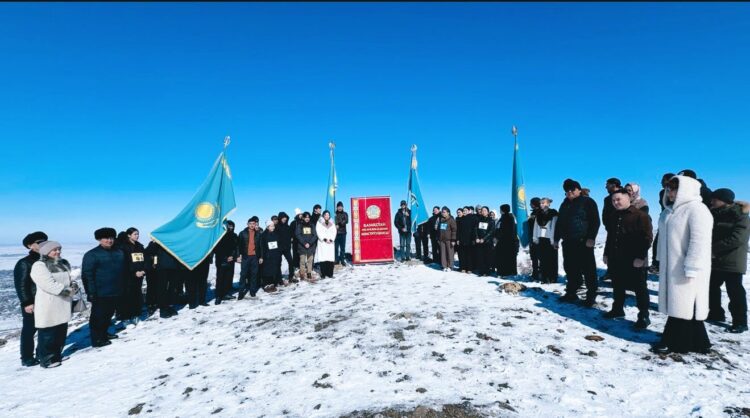 Жансүгіров ауылында ерекше патриоттық шара өтті