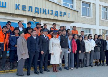 Панфилов ауданында логистика саласының қызметкерлері референдумға белсенді қатысуда