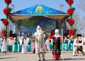 Сарыөзекте Наурыз мерекесі аудан көлемінде кеңінен аталып өтті