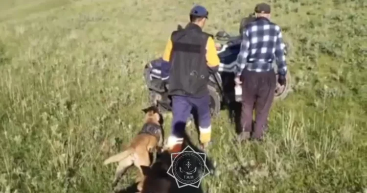 Жетісуда жоғалған 72 жастағы ер адам дрон көмегімен табылды