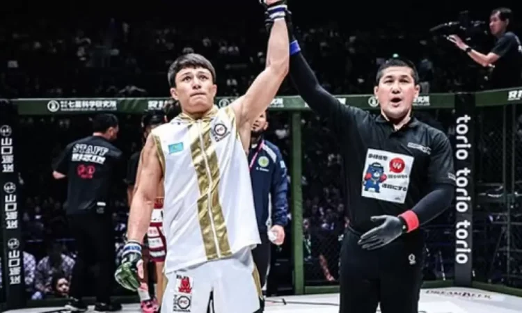 Фукуокада Қазақстан туы желбіреді: ММА шеберінің кезекті жеңісі