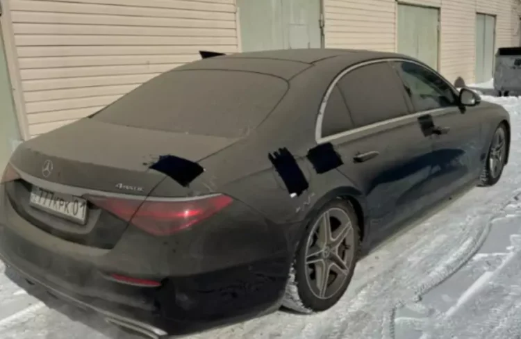 Перизат Қайрат ісі: Mercedes-Benz S 450 полиция иелігіне өтті