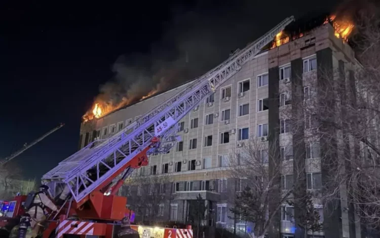Әкімдігінде өрт: оқиғаның себебі анықталып жатыр