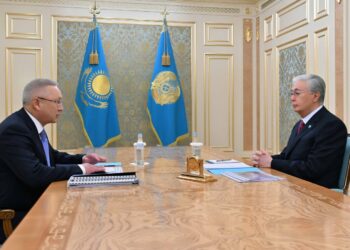 Мемлекет басшысы Жетісу облысының әкімі Бейбіт Исабаевты қабылдады