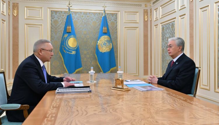 Мемлекет басшысы Жетісу облысының әкімі Бейбіт Исабаевты қабылдады