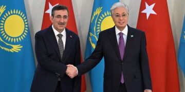 Мемлекет басшысы Түркия Республикасының Вице-президенті Джевдет Йылмазбен кездесті