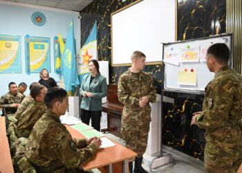 Әскери ортадағы қазақ тілінің өрісі