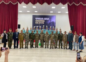 Чернобыль ардагерлеріне құрмет