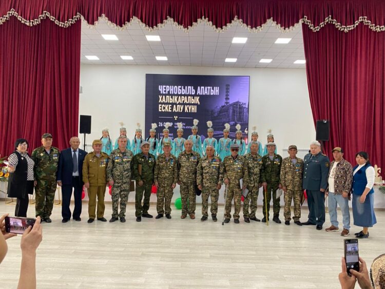 Чернобыль ардагерлеріне құрмет