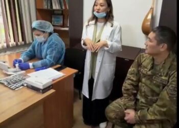 «Сарқан» шекара бөлімінде АИТВ инфекциясының алдын алу бойынша сұхбат өтті