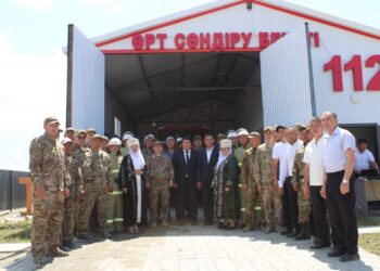 Қаратал ауданында жаңартылған өрт сөндіру бекеті ашылды