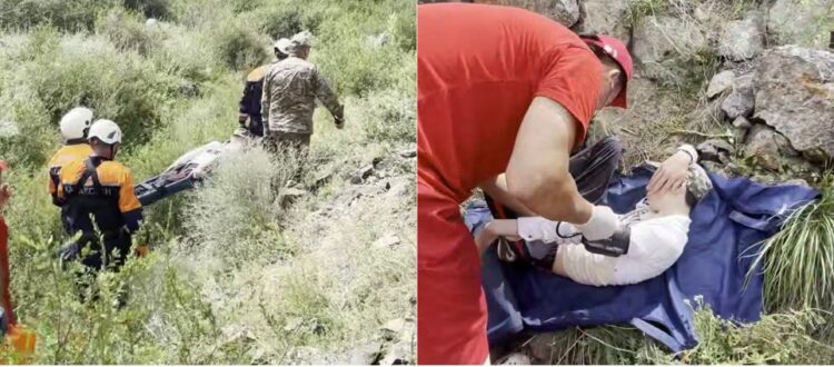 Көксуда тауда жарақат алған жасөспірім төмен түсе алмай қалды