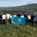 Текелі тұрғындары «Аю табан» туристік маршрутымен жаяу жүріп өтті