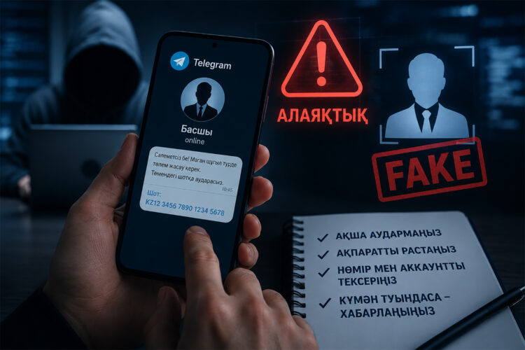ІІМ Telegram арнадағы жаңа алаяқтық тәсіл туралы ескертті