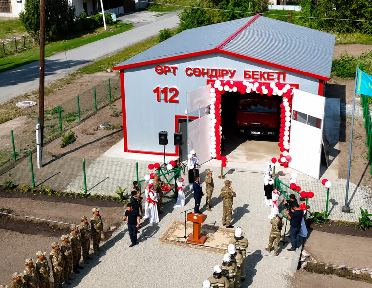 Сарқанда жаңа өрт сөндіру бекеті ашылды