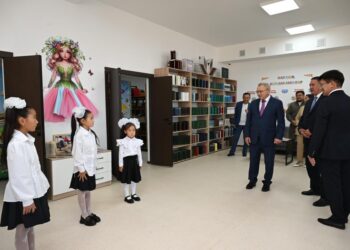 Сарыөзекте заманауи кітапхана ашылды