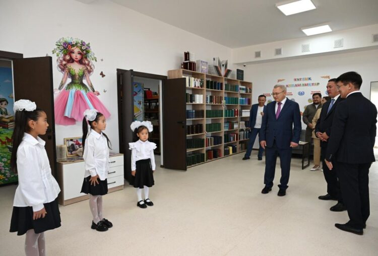 Сарыөзекте заманауи кітапхана ашылды