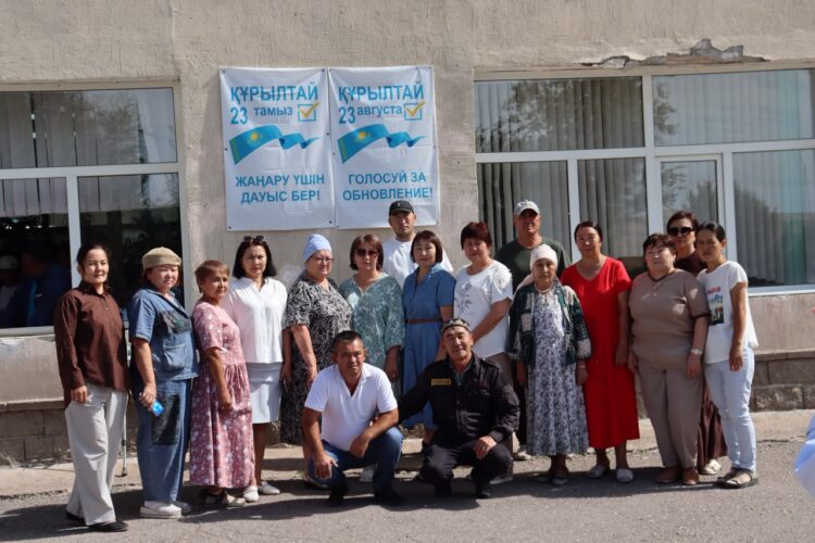 Ынтымағы жарасқан ауыл тұрғындары бірлікпен дауыс берді