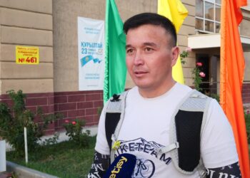 Талдықорғанда «BikeTeam» велошабандоздары сайлауға бірге келді