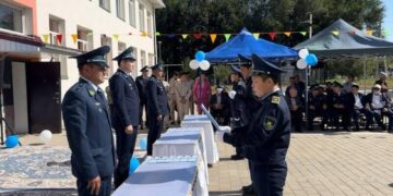 Көксу ауданында тұңғыш «Жас сақшы» полиция сыныбы ашылды