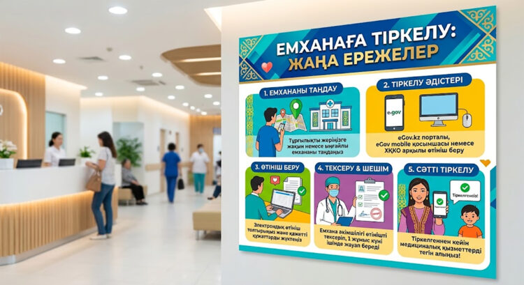 Емханаға тіркелудің жаңа ережесі: Жетісуда не өзгереді?