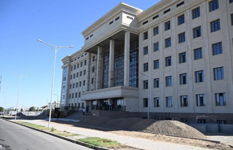 Талдықорғанда жаңа емхананың құрылысы аяқталуда