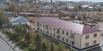 Үшарал қаласында 7 көпқабатты үйдің қасбеті жөнделеді