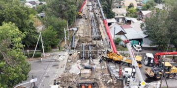 Талдықорғанда 4,5 шақырым жылу желісі жаңартылып, қысқа дайындық аяқталды