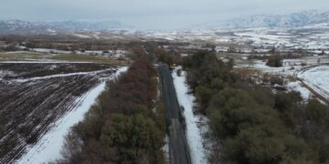 Алакөл ауданында «Қабанбай – Тоқжайлау» автожолы жөнделді