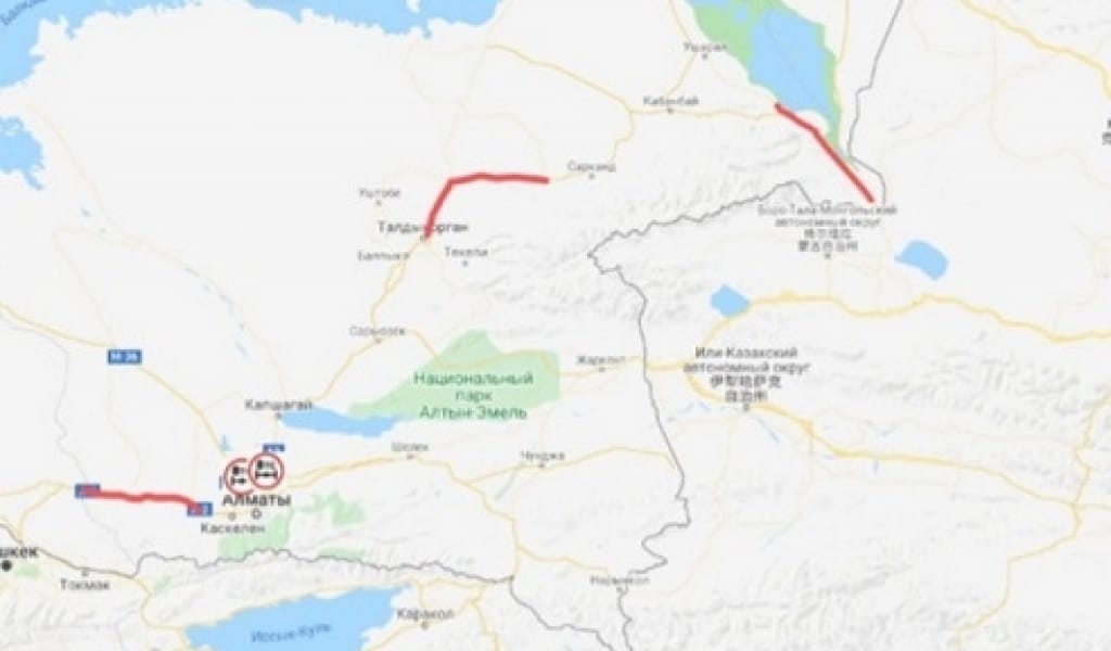 АЛМАТЫ ОБЛЫСЫНДА БІРНЕШЕ БАҒЫТТАҒЫ АВТОЖОЛДЫ ТҰМАН БАСТЫ