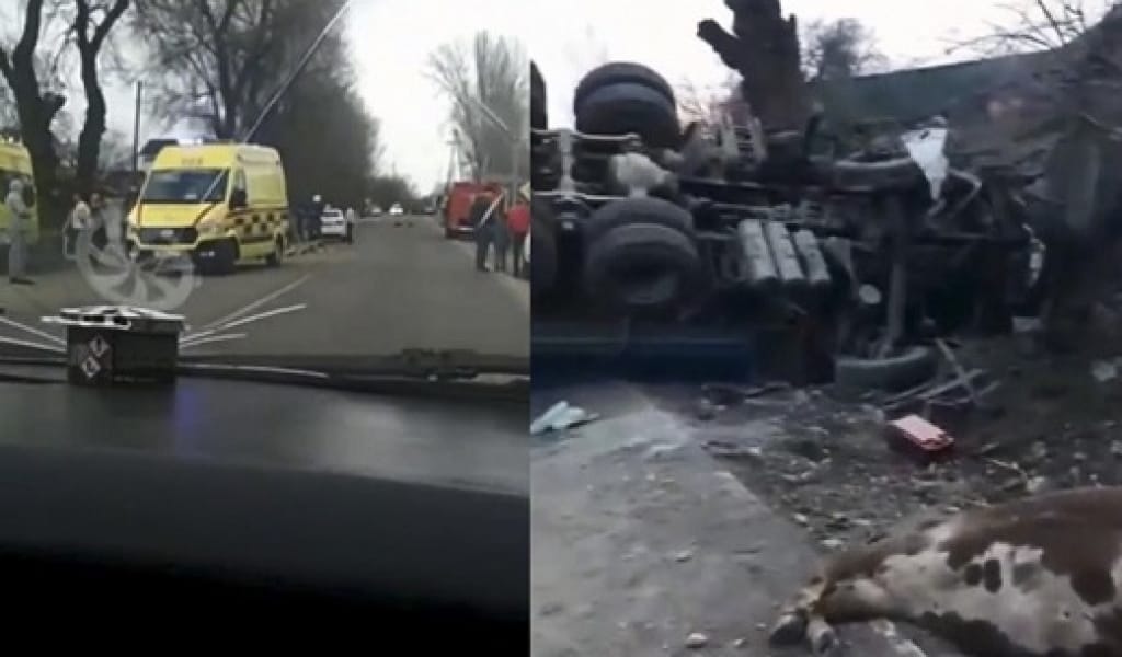 ТАЛҒАРДА СИЫР ҚАҚҚАН ЖҮК КӨЛІГІ АУДАРЫЛЫП, БІР АДАМ ҚАЗА ТАПТЫ