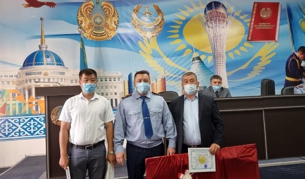 ТАЛҒАР ПОЛИЦИЯСЫНЫҢ ҮШ ҚЫЗМЕТКЕРІ ҚҰРМЕТТІ ДЕМАЛЫСҚА ШЫҚТЫ