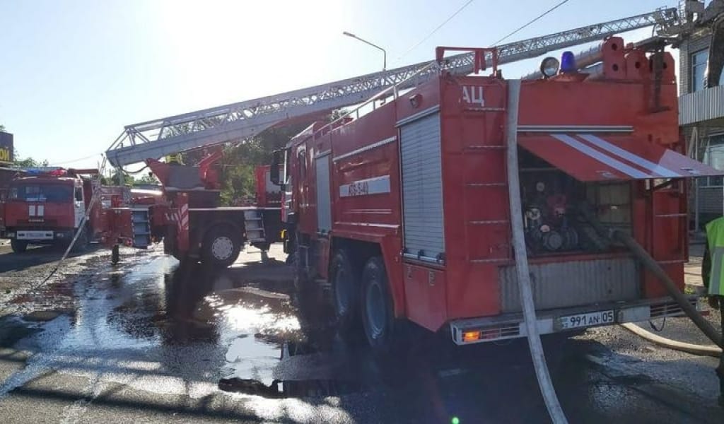 ТАЛДЫҚОРҒАННЫҢ ӨРТ СӨНДІРУШІЛЕРІ ЖОЙҚЫН ЖАРЫЛЫСТЫҢ АЛДЫН АЛДЫ