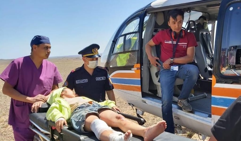 ШАРЫНДАҒЫ ТАСҚЫН: СУҒА АҒЫП КЕТКЕН ҚЫЗДЫҢ ДЕНСАУЛЫҒЫ ҚАЛАЙ?