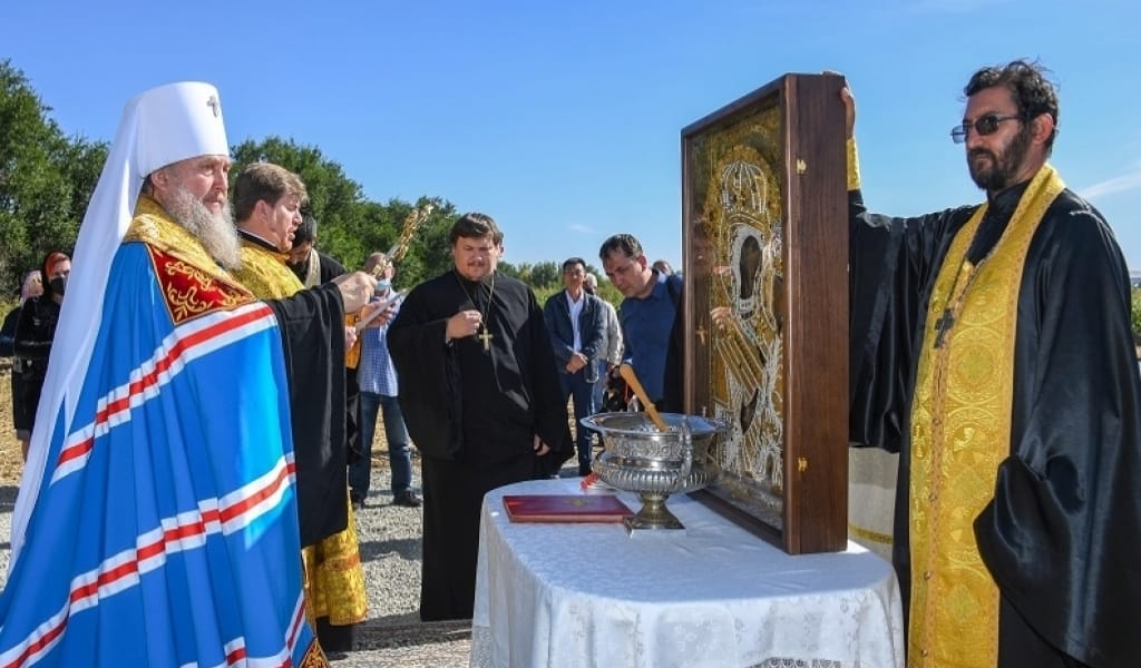 ТАЛДЫҚОРҒАНДА ПРАВОСЛАВ ӨКІЛДЕРІ ҮШІН ЖАҢА ШІРКЕУДІҢ ҚАЗЫҒЫ ҚАҒЫЛДЫ