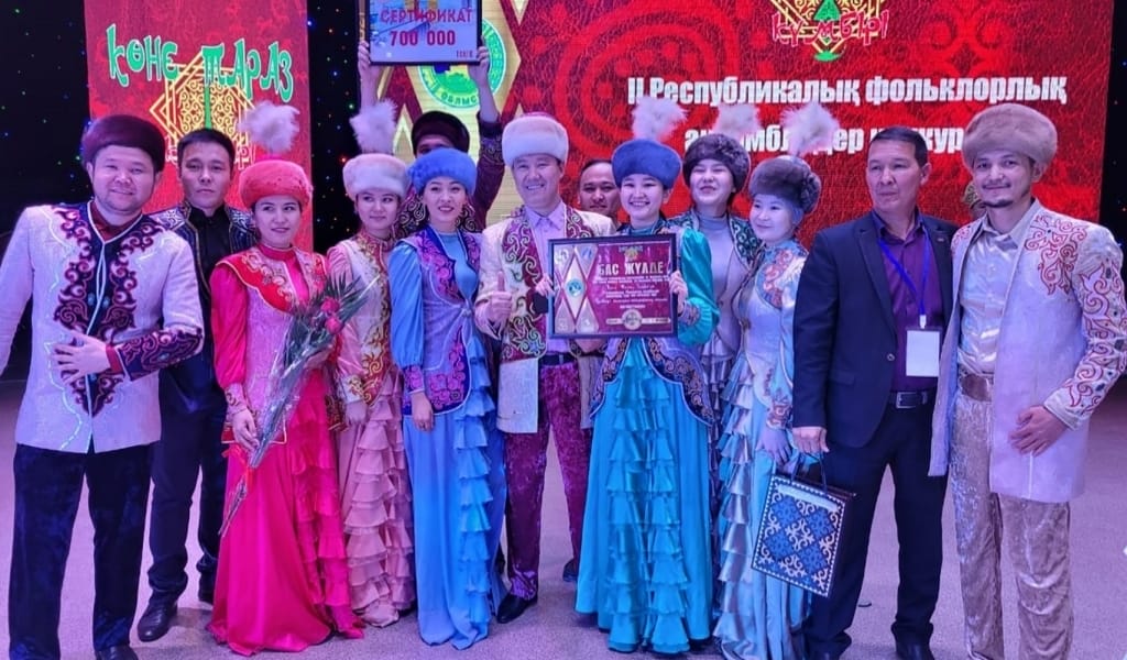 ТАРАЗДА ӨТКЕН БАЙҚАУДА "ҚҰЛАНСАЗ" АНСАМБЛІ БАС БӘЙГЕНІ ЕНШІЛЕДІ