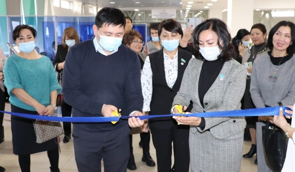 ТАЛДЫҚОРҒАНДА ӘЙЕЛДЕР КӘСІБІНЕ КӨМЕКТЕСЕТІН ОРТАЛЫҚ АШЫЛДЫ