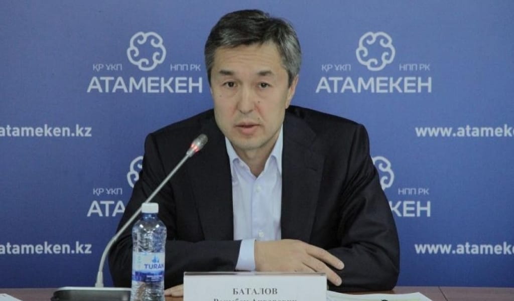 БАТАЛОВ КӘСІПКЕРЛЕР ПАЛАТАСЫНЫҢ ТӨРАЛҚА ТӨРАҒАСЫ БОЛЫП САЙЛАНДЫ