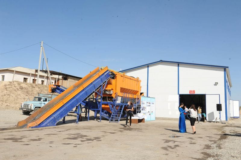 Қоқыс өңдейтін цех ашылды