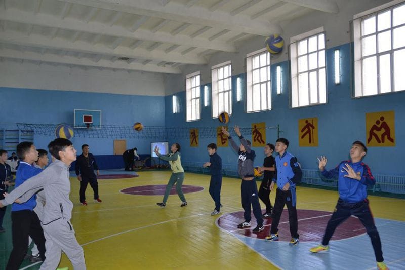 Спорт алаңы ашылды