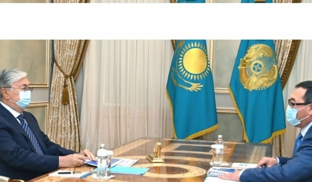 ПРЕЗИДЕНТ АЛМАТЫ ОБЛЫСЫНЫҢ ӘКІМІН ҚАБЫЛДАП, НАҚТЫ ТАПСЫРМА БЕРДІ