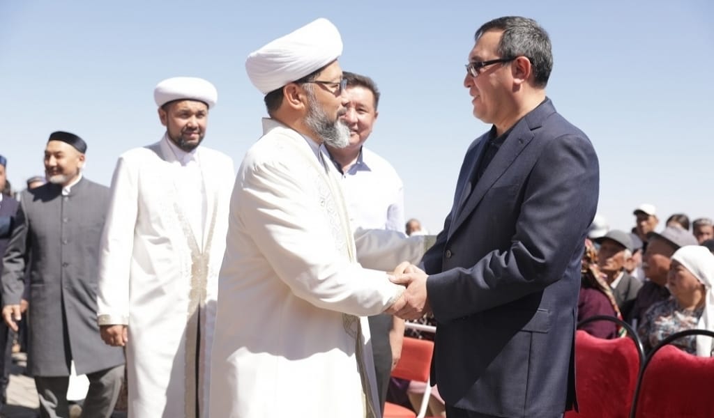 БАС МҮФТИ ШОШАНАЙДАҒЫ ШӘКӘРІМ МЕШІТІНЕ КЕЛДІ - АЛМАТЫ ОБЛЫСЫ