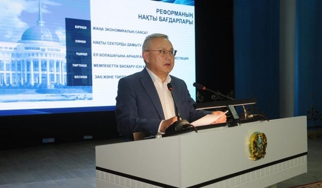 ЖЕТІСУ ОБЛЫСЫНЫҢ ӘКІМІ САРҚАНҒА БАРЫП, ЕЛДІҢ ШАҒЫМЫН ТЫҢДАДЫ
