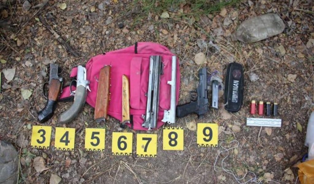 ЖАРКЕНТ, ҚОНАЕВ ҚАЛАЛАРЫНЫҢ МАҢЫНАН БІРНЕШЕ ҚАРУ-ЖАРАҚ ТАБЫЛДЫ