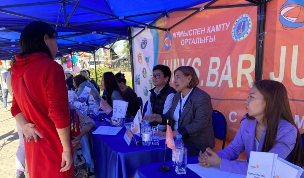 ЕСІК ҚАЛАСЫНДА ЖӘРМЕҢКЕ ӨТІП, 130 АДАМ ТҰРАҚТЫ ЖҰМЫСҚА ОРНАЛАСТЫ