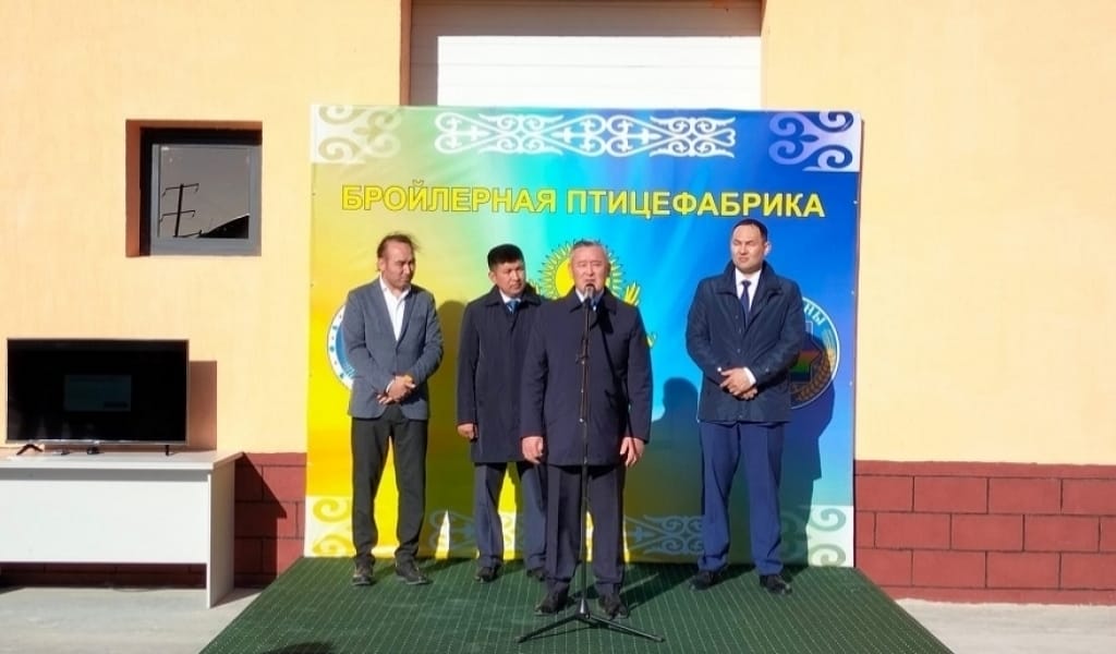 ЖЕТІГЕНДЕ ЖЫЛЫНА 10 МЫҢ ТОННА ЕТ ӨНДІРЕТІН ҚҰС ФАБРИКАСЫ АШЫЛДЫ