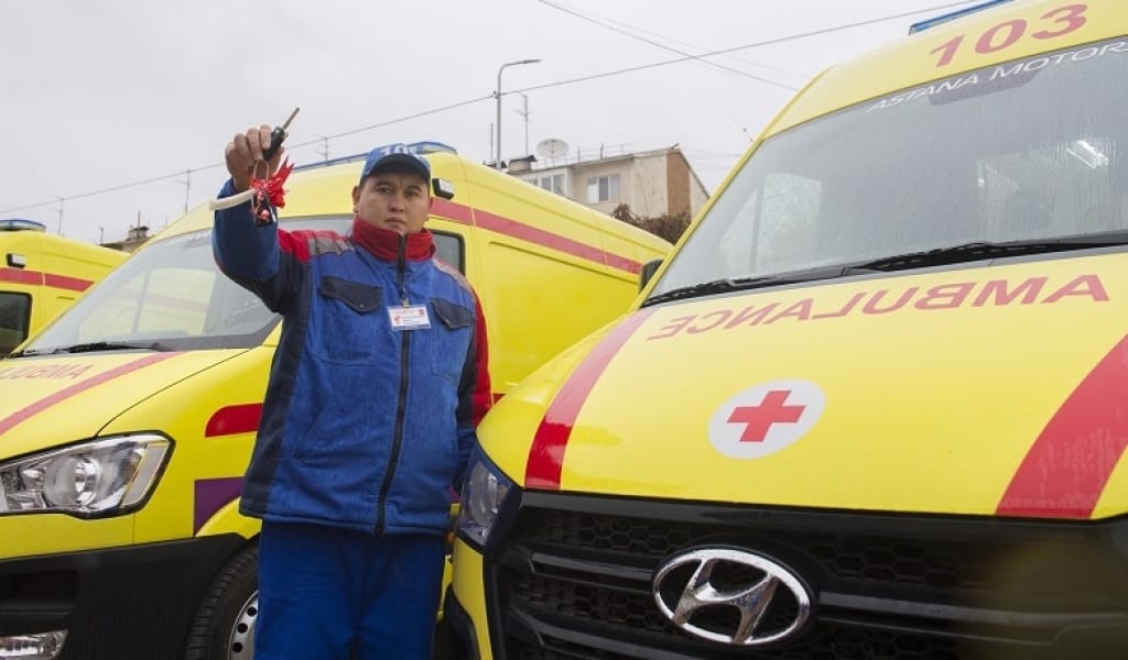 ҚОНАЕВ ҚАЛАСЫНДА СУ ЖАҢА МЕДИЦИНАЛЫҚ КӨЛІКТЕР ТАБЫС ЕТІЛДІ